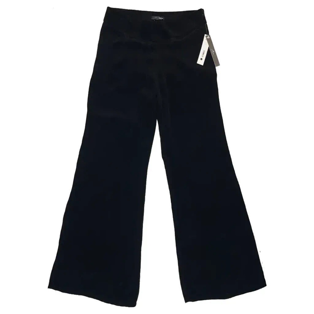 Aqua Bloomingdales NWT black wide leg, high waist dress/casual pants size Small